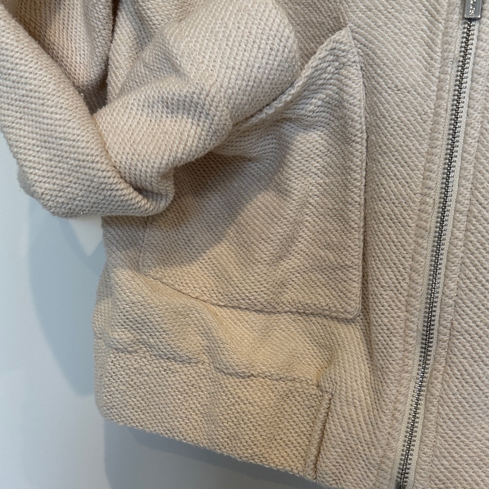 Sanctuary XL Beige Bomber Jacket - Picture 4 of 5